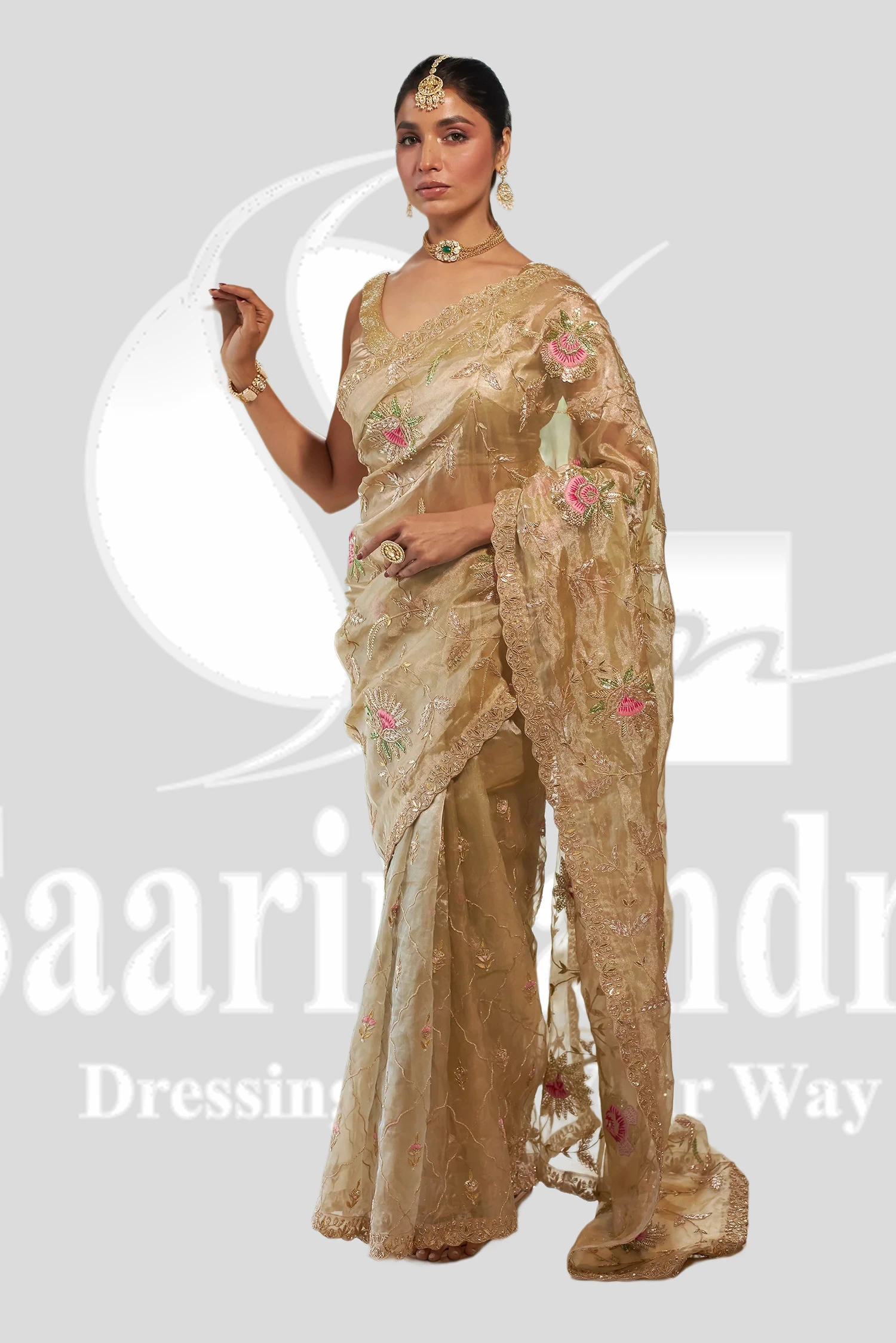 Bridal Saree Design 6